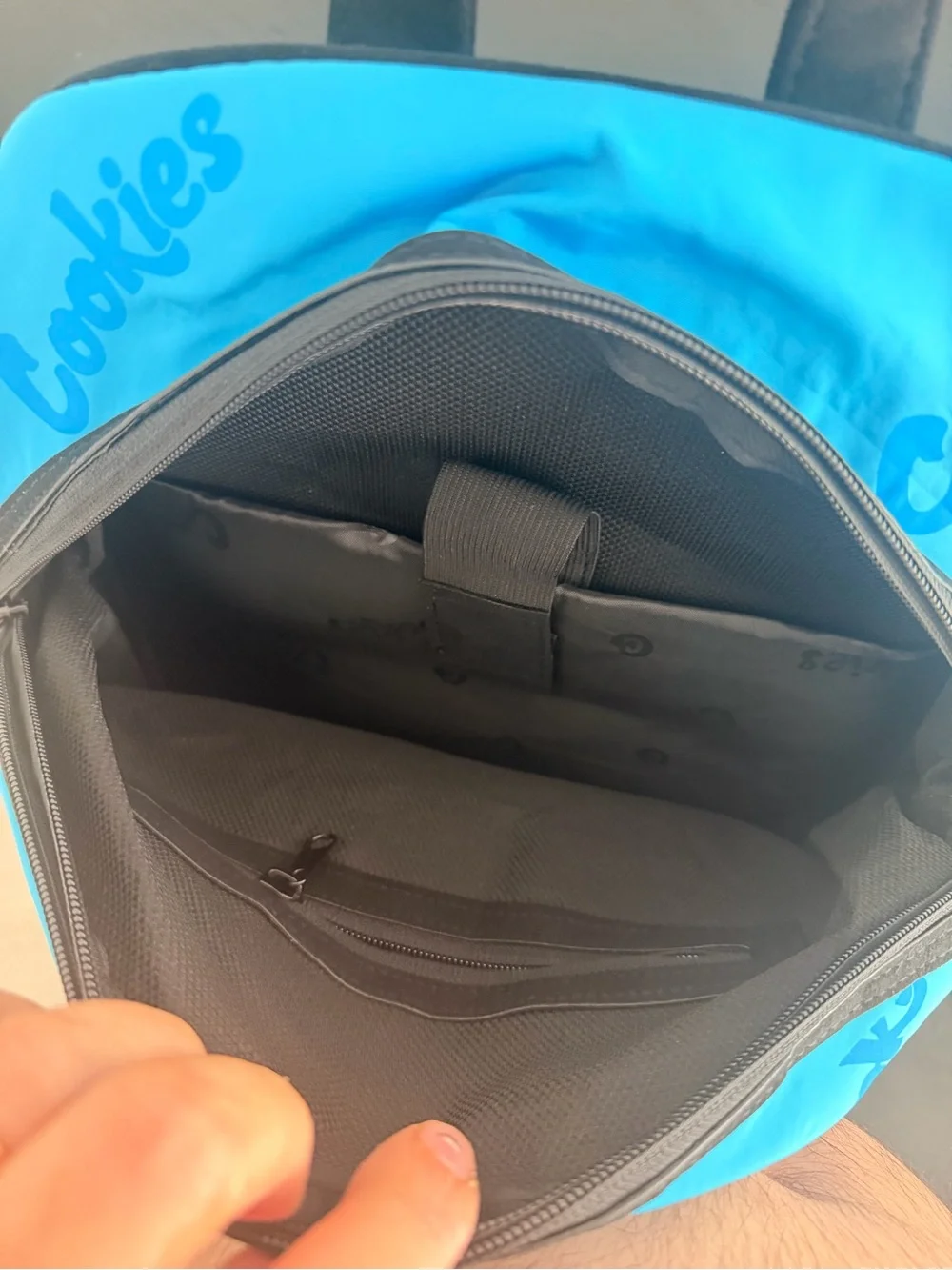 NWT Cookies SF Off The Grid Smell Proof Backpack Blue Odor-Proof Bag